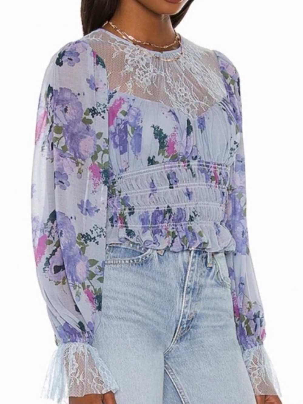 Free People Daphne Blouse